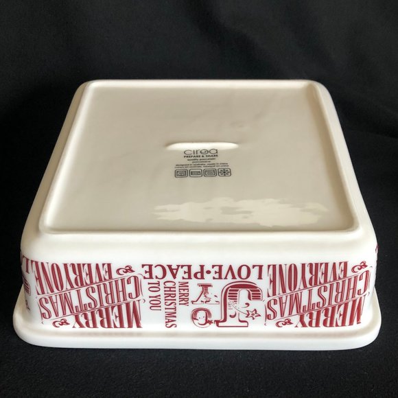 Ceramic Christmas Square Baking/Serving Dish - Picture 4 of 6